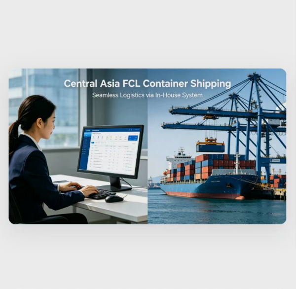 Central Asia FCL Container Shipping Sea Freight For Full Container Load Transport