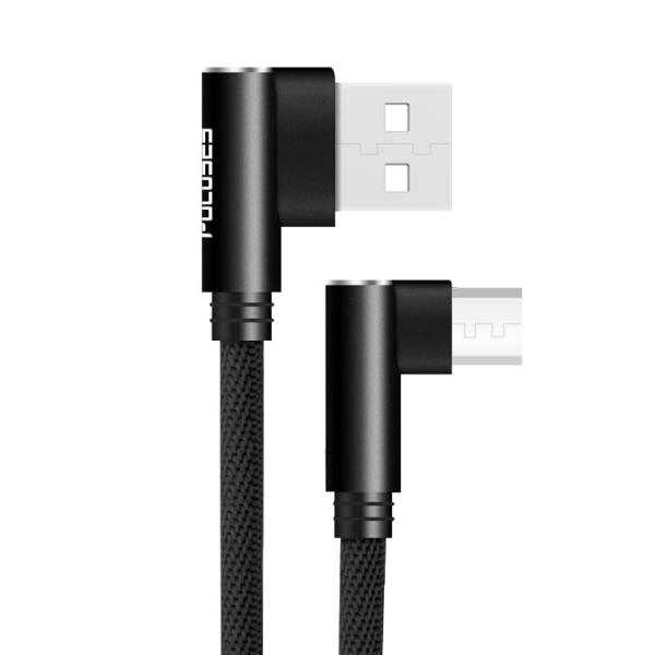 90 Degree Micro USB Data Transfer Cable For Mobile Phone