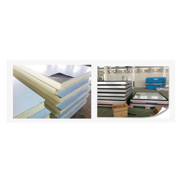 0.029W Thermal Insulated Cold Room Sliding Door Sandwich Panel Galvanized Steel 5000mm