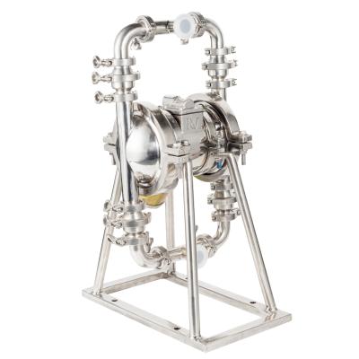 Air Driven Stainless Steel Double Diaphragm Pump 1inch With High Durability-Food Grade Pump