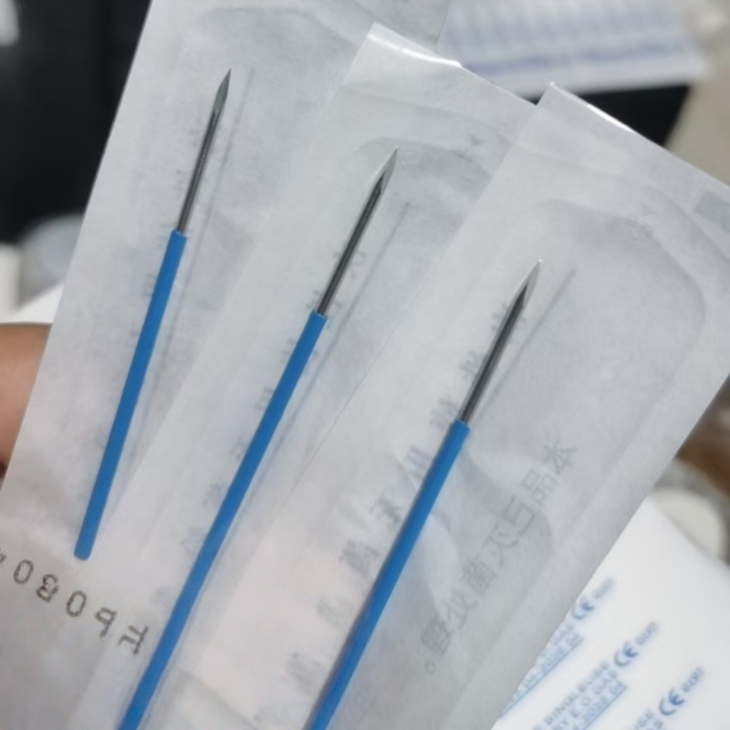 Stainless Steel 304 Three-Edged Needle Cover Three-Edged Needle Protector Acne Needle.
