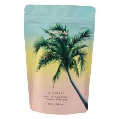 Plastic Food Biodegradable Packaging Bags 250g 340g 120 Micron Strong Sealing With Zipper