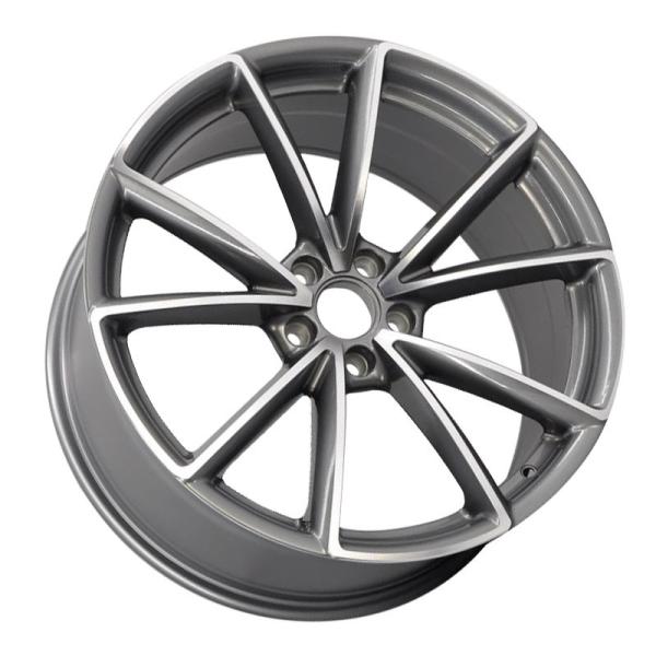 PCD 5X112 17 Inch Wheels CB 66.45 Silver A356.2 Aluminum Audi Replica Rims