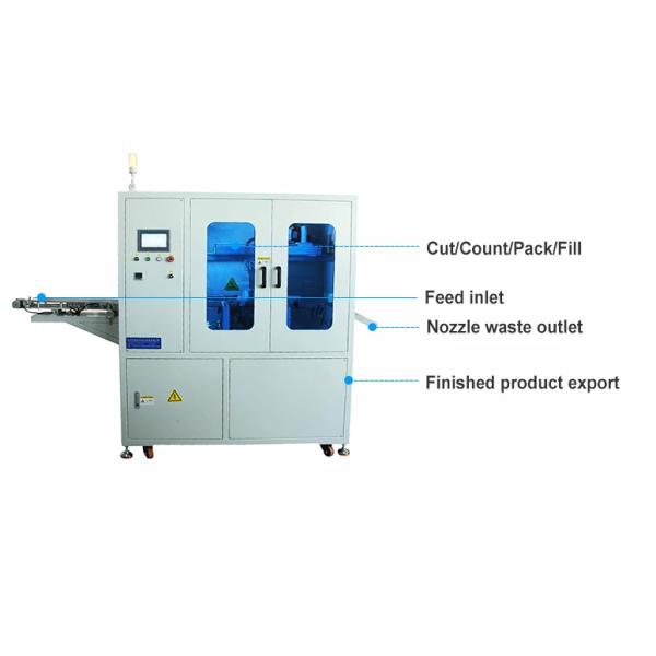 3KW Pillow Pouch Packaging Machine Heat Shrinking Cable Tie Packaging Machine