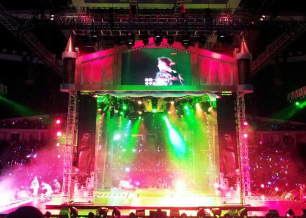Low Attenuation HD P8 Outdoor Advertising LED Panel For Stage 1.5 mm Thicknes