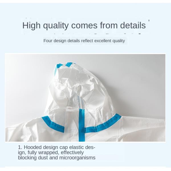Disposable Coveralls Protective clothing Suit Personal Protective Product  Disposable Non-sterile Coverall Surgical Prot