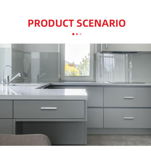 Portão de mão de armazenamento de aço inoxidável para portas de armário