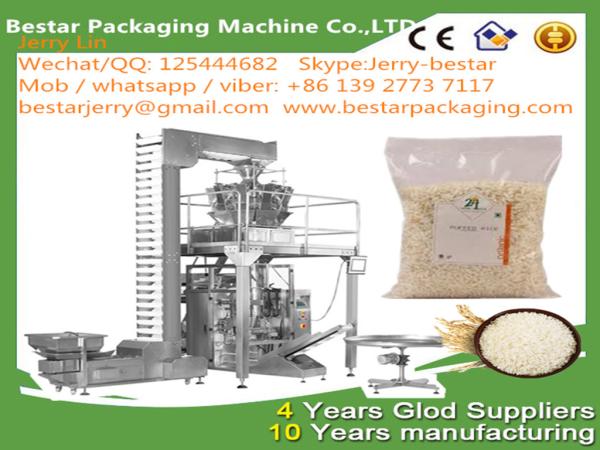 High-precision 304SUS Grade Gusset Pouch Bag Automatic Rice Snack Food Packaging Machine