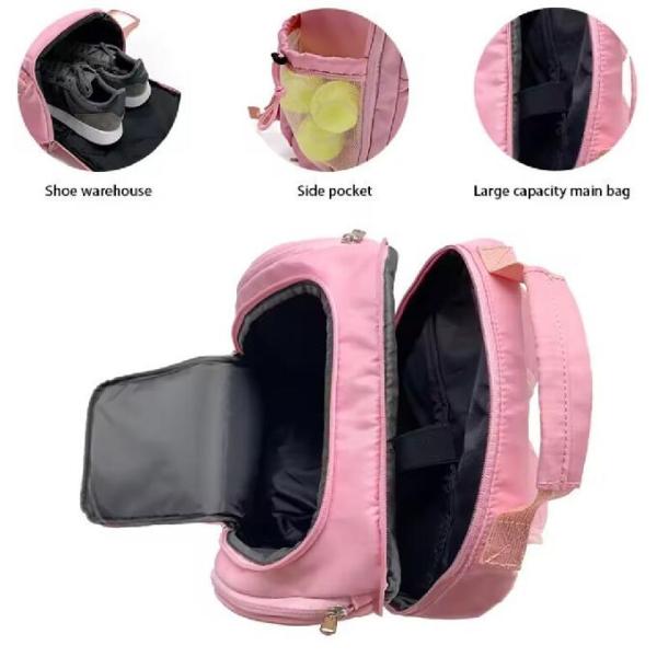 Pickleball Paddle Bag Squash And Badminton Racket Backpack With Separate Shoe Compartment