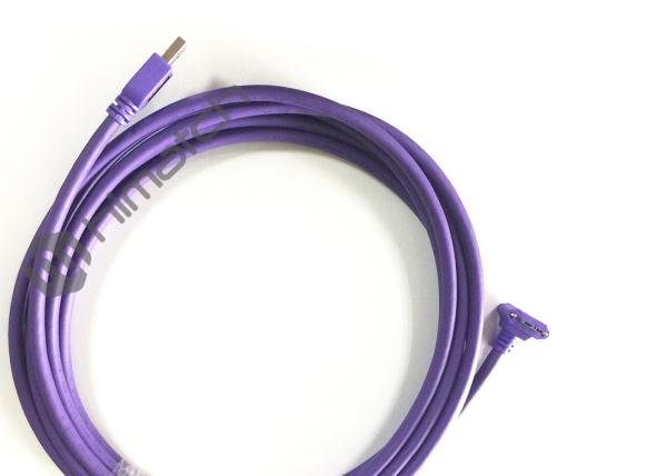 Universal USB 3.0 Vision Cable 3M A/M Up angled Screwed Micro B For USB 3.0 Camera