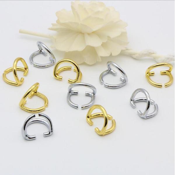 Design decorative accessory zinc alloy double d rings 15 mm for bags