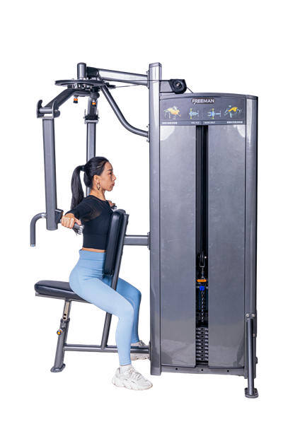 Pec Fly And Rear Delt Machine With Heavy Duty Steel Frame For Upper Body Strength Training Smooth Motion For Home And Commercial Gym