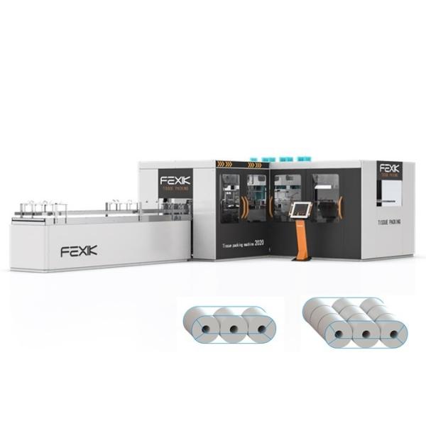 40packs/Min LDPE Film Toilet Roll Manufacturing Machine For Packing Tissue