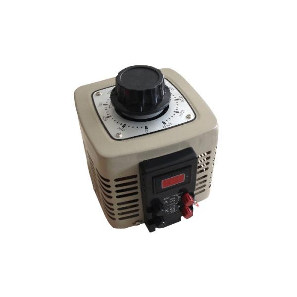 AC 200VA 0.8A Adjustable Voltage Transformer , 0 - 250V Digital Voltage Regulator / Variac
