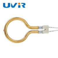 Lampes infrarouges à anneau de quartz 8-14 mm Diamètre 100-7600W Réflecteur doré