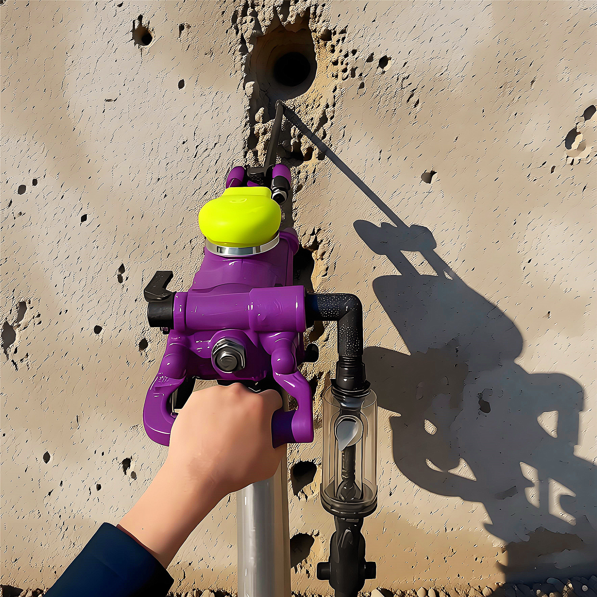 Hand Rock Drilling Machine Concrete Breaker Hammer Portable Rock Drilling Machine