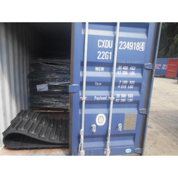 Следы/пусковые площадки черного цвета аграрные резиновые для частей машинного оборудования Кубота