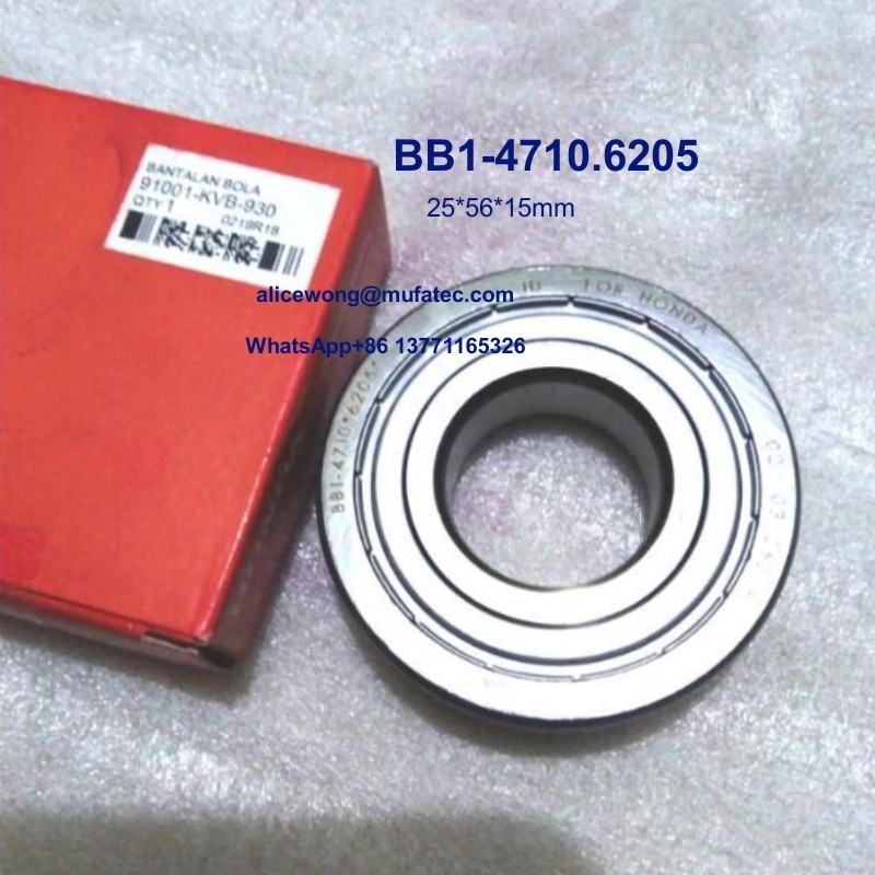 BB1-4710.6205 BB1-4710 Автоподшипники глубоковолосая шариковая подшипница 25*56*15 мм