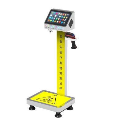 Industral Scale 10.1 LCD Touch Screen Platform Scale with QR Code Traceability KG Capacity ODM Customization Support