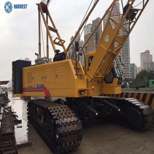 Construção do comprimento 58m 85 Ton Lattice Crawler Crane For do crescimento de  XGC85