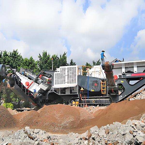 80-250kw Motor Power Mobile Jaw Impact Cone Crusher Plant for 150-300tph Capacity