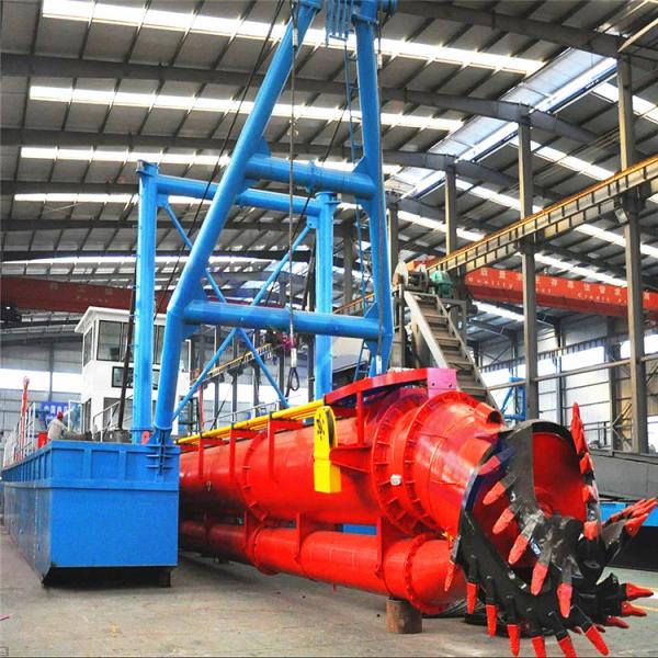 Hydraulic Control Carriage Cutter Suction Dredger for River Sand