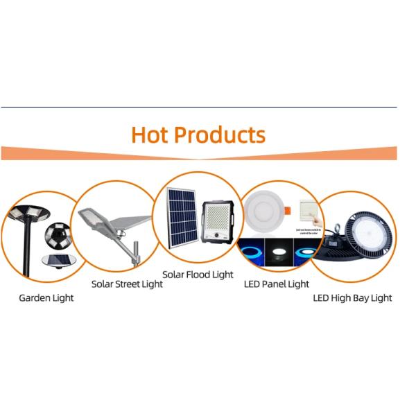 DC 5V высокопроизводительное солнечное уличное освещение IP65 наружное 100W 200W 300W 400W 500W светодиодный дорожный лампа