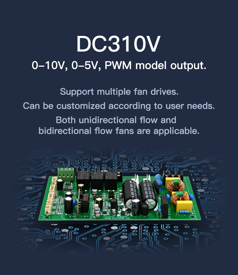 Customized EC Fan HVAC Motherboard For Fresh Air Ventilation System