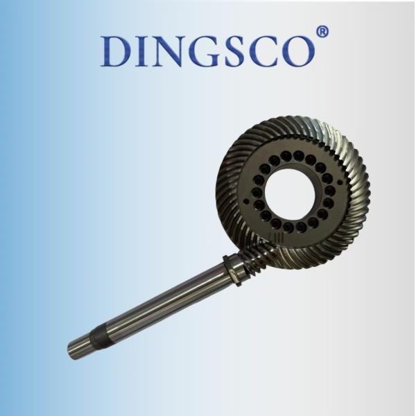 High Precision Robotic Hypoid Gear Pair with AGMA Class 5 and DIN 6 Precision for Over 95% Transmission Efficiency