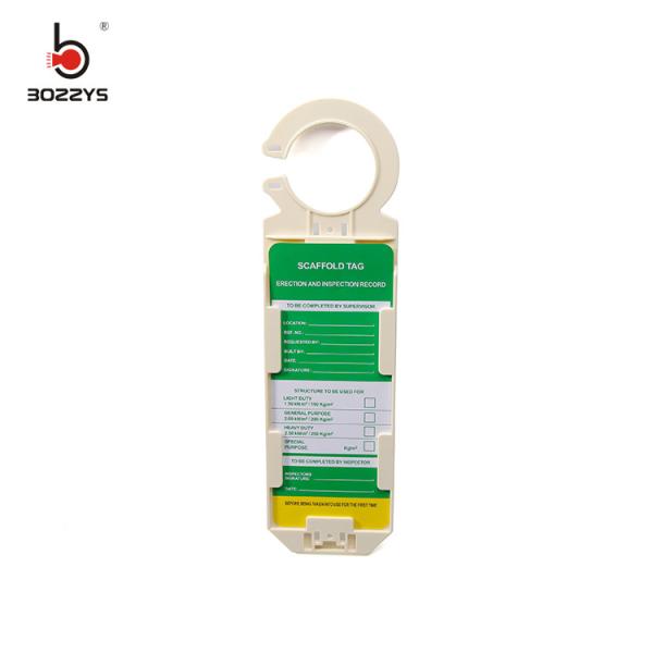 Adhesive Safety Warning Signs , Plastic Material Electrical Lockout Tags