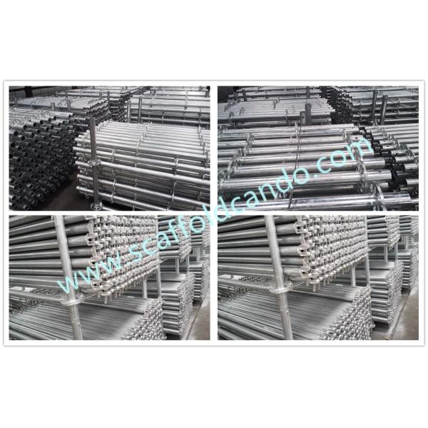 Scaffold ringlock ledger hot dip galvanized Q235 steel ledger horizontal 900mm 1200mm 1500mm 1800mmL for  ringlock