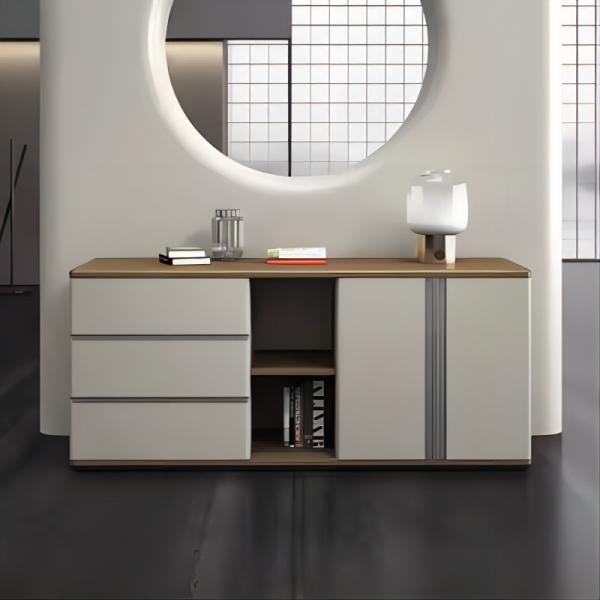 Light Luxury Wind Entry Door Modern Simple Storage Partition Office Furniture Tea Water Cabinet