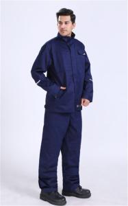 280gsm 60% Modacrylic Flame Retardant Workwear Jacket For Mining