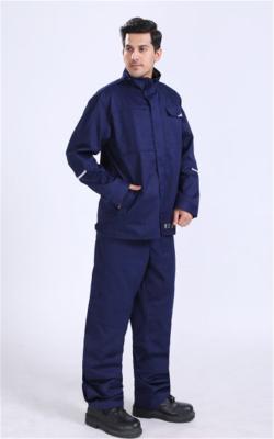 280gsm 60% Modacrylic Flame Retardant Workwear Jacket For Mining