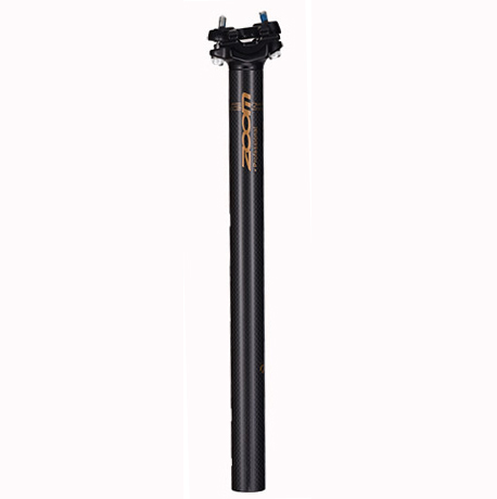 Ponto de assento de fibra de carbono de Mtb / estrada Bicicleta superlight Diâmetro 27.2/31.6 mm Comprimento 300, 350, 400mm