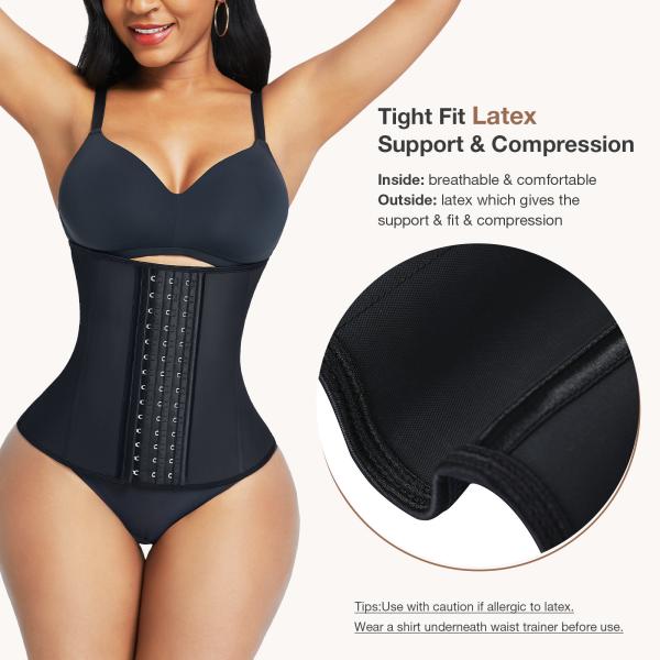 Women's QUICK DRY Waist Trainer Neoprene Body Shaper Three Belt Slimming Sheath for Tummy