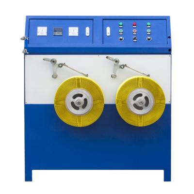 Máquina semiautomática de enrolar banda de amarração de dupla estação de alta velocidade