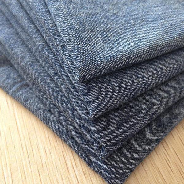 Pattern YARN DYED 230gsm 100% Cotton Twill Competitive Washed Denim Fabric for Jeans