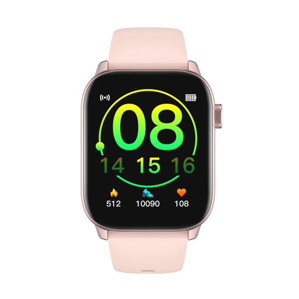 1.69Inch Fitness Tracking Smartwatch Heart Rate Blood Pressure IP68 Waterproof