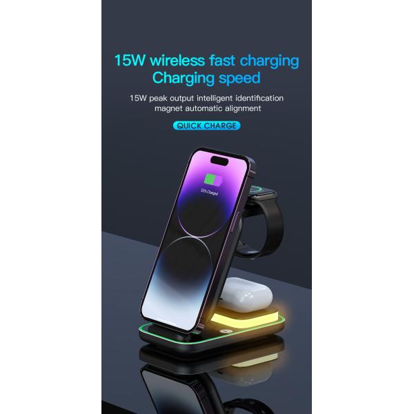 Magnetic Qi Wireless Charger Dock