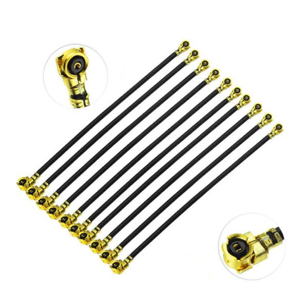LANYI U.FL IPX MHF4 Coaxial Cable RF1.13 RG0.81 RF SMD Female to Male Jumper Cable Copper Conductor 85% Velocity CC019