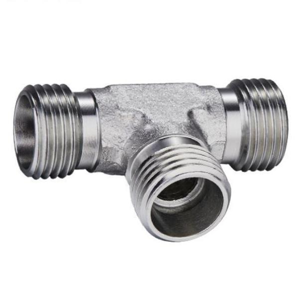 Женское соединение нержавеющей стали Tee адаптеры Bsp NPT с шестиугольной голово