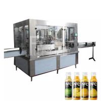 3 automáticos em 1 garrafa plástica pequena Juice Hot Filling Machine/linha de produção/em planta de engarrafamento