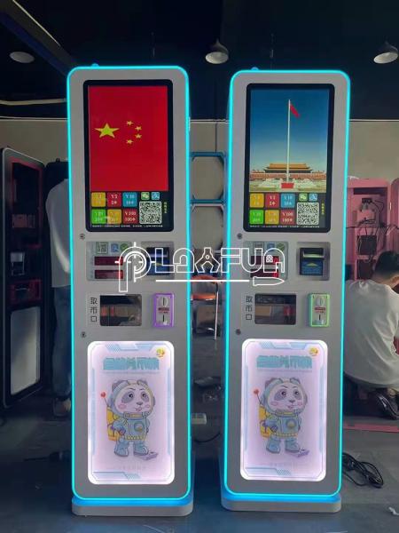 Parque de diversões caixa eletrônico token TIC aceitador de contas Moeda troca venda Máquinas para o centro de jogos Moeda máquina de troca