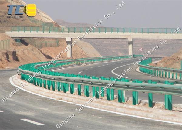 Corrimão da ponte das barreiras de segurança rodoviária do metal da onda para estradas de alta velocidade