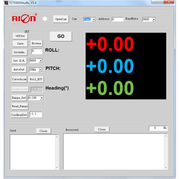 Sensor giroscópio de três eixos de baixo viés Alta estabilidade para antena 5G