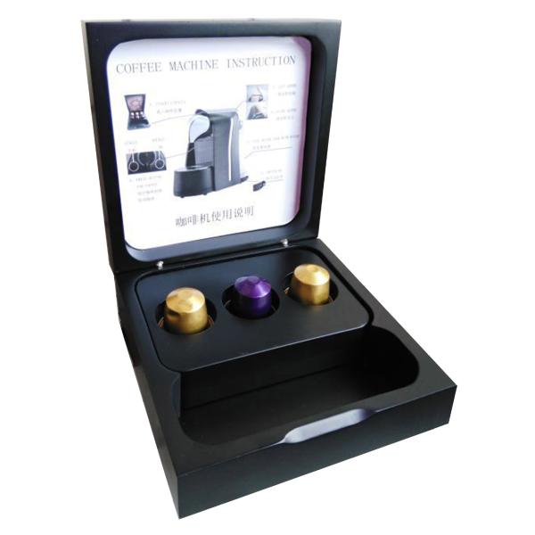 Dustproof Antiwear Wooden Coffee Storage Box , Stable Wooden Tea Bag Chest