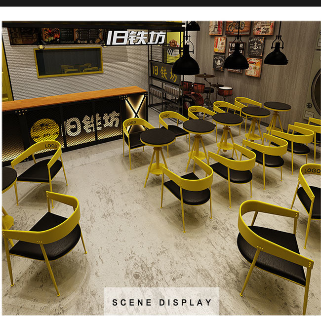 Home Furniture Coffee Shop Tables and Chairs Set NO Folded Interior Design Furniture Set