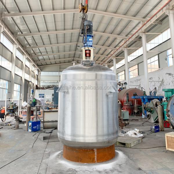 Steam Heating Reactor Jacketed Stirred Tank Vessel Mixer Chemical Reactor for Heating