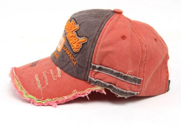 6 Panel Female Denim Baseball Cap Adjustable Strap At Back For Daily Decoration